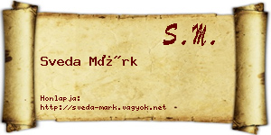 Sveda Márk névjegykártya